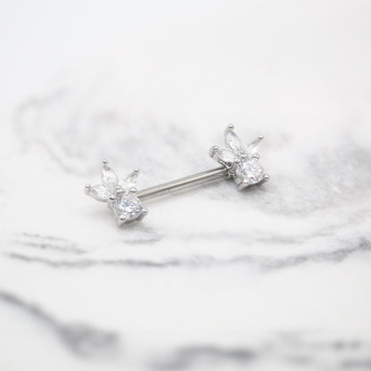 Steel Petal Radiance Nipple Bar