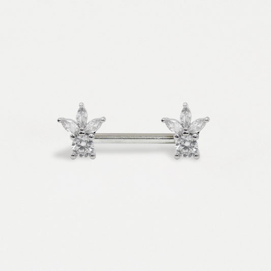 Steel Petal Radiance Nipple Bar