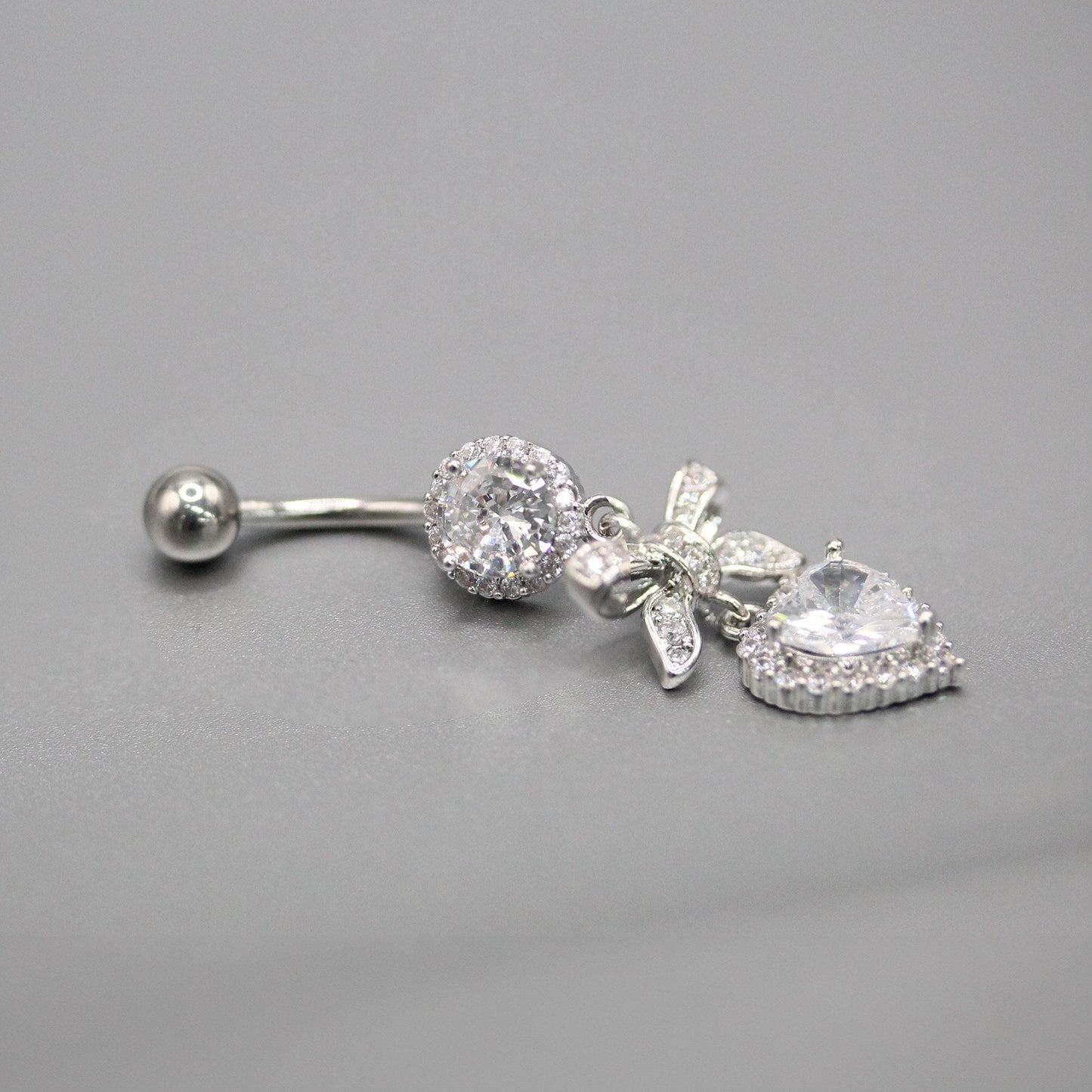 Steel Heartfelt Bow Belly Bar