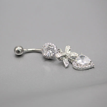 Steel Heartfelt Bow Belly Bar
