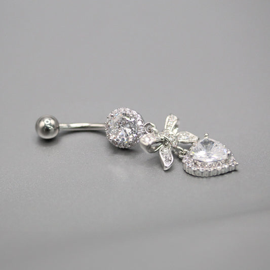 Steel Heartfelt Bow Belly Bar