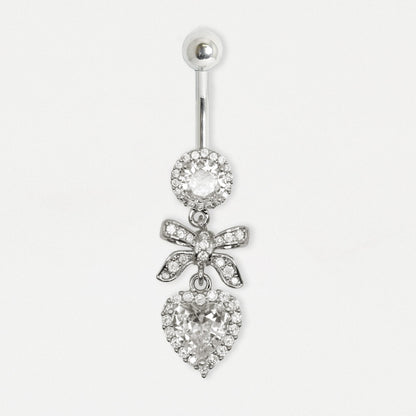 Steel Heartfelt Bow Belly Bar