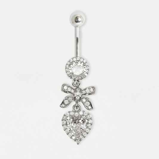 Steel Heartfelt Bow Belly Bar