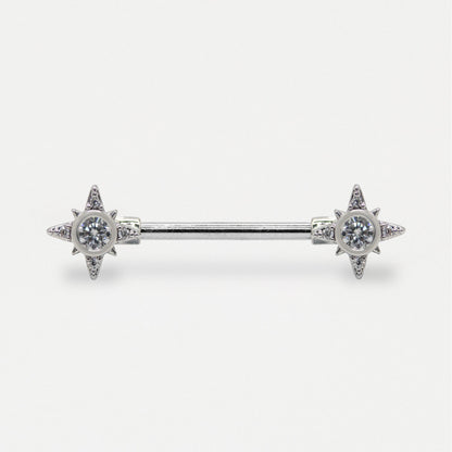 Steel Royal Radiance Nipple Bar