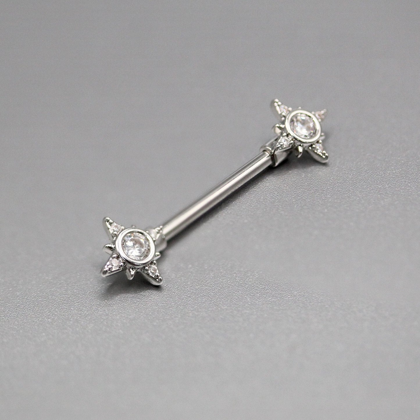 Steel Royal Radiance Nipple Bar