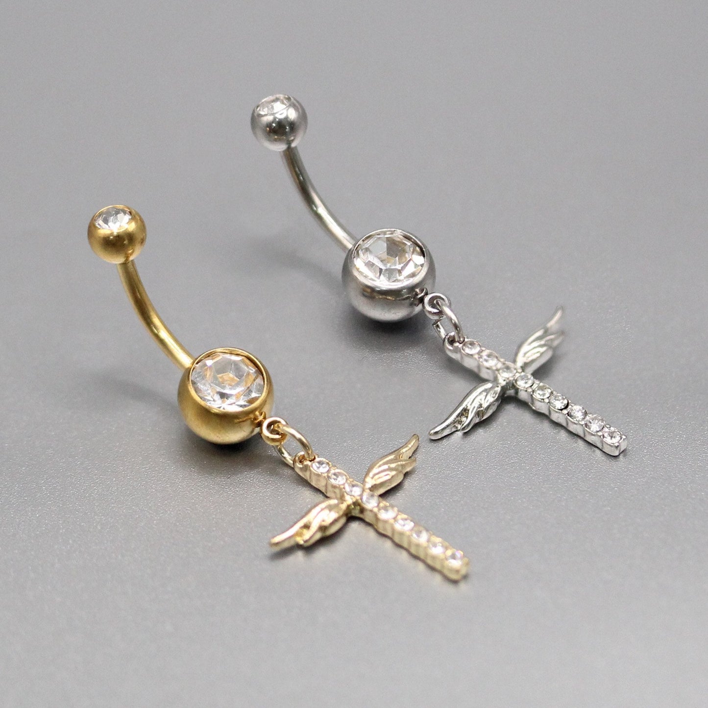 Steel Guardian Angel Belly Bar