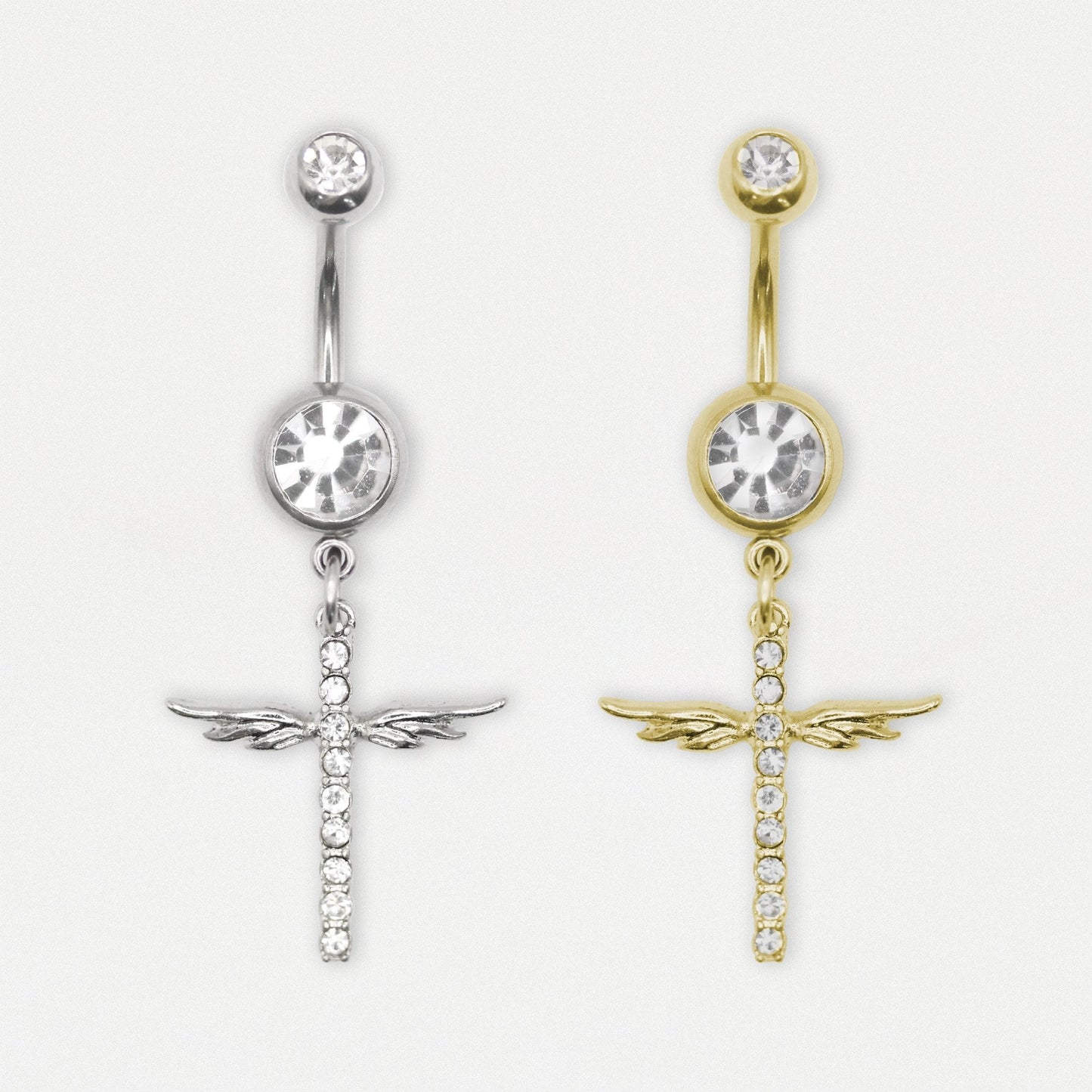 Steel Guardian Angel Belly Bar