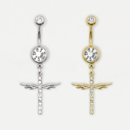 Steel Guardian Angel Belly Bar