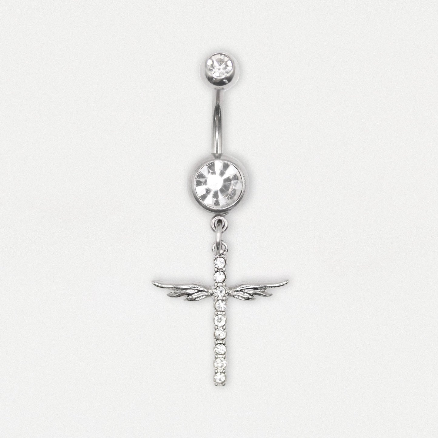 Steel Guardian Angel Belly Bar