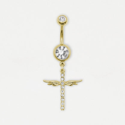 Steel Guardian Angel Belly Bar