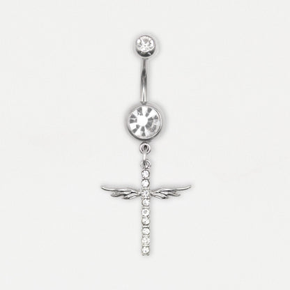 Steel Guardian Angel Belly Bar