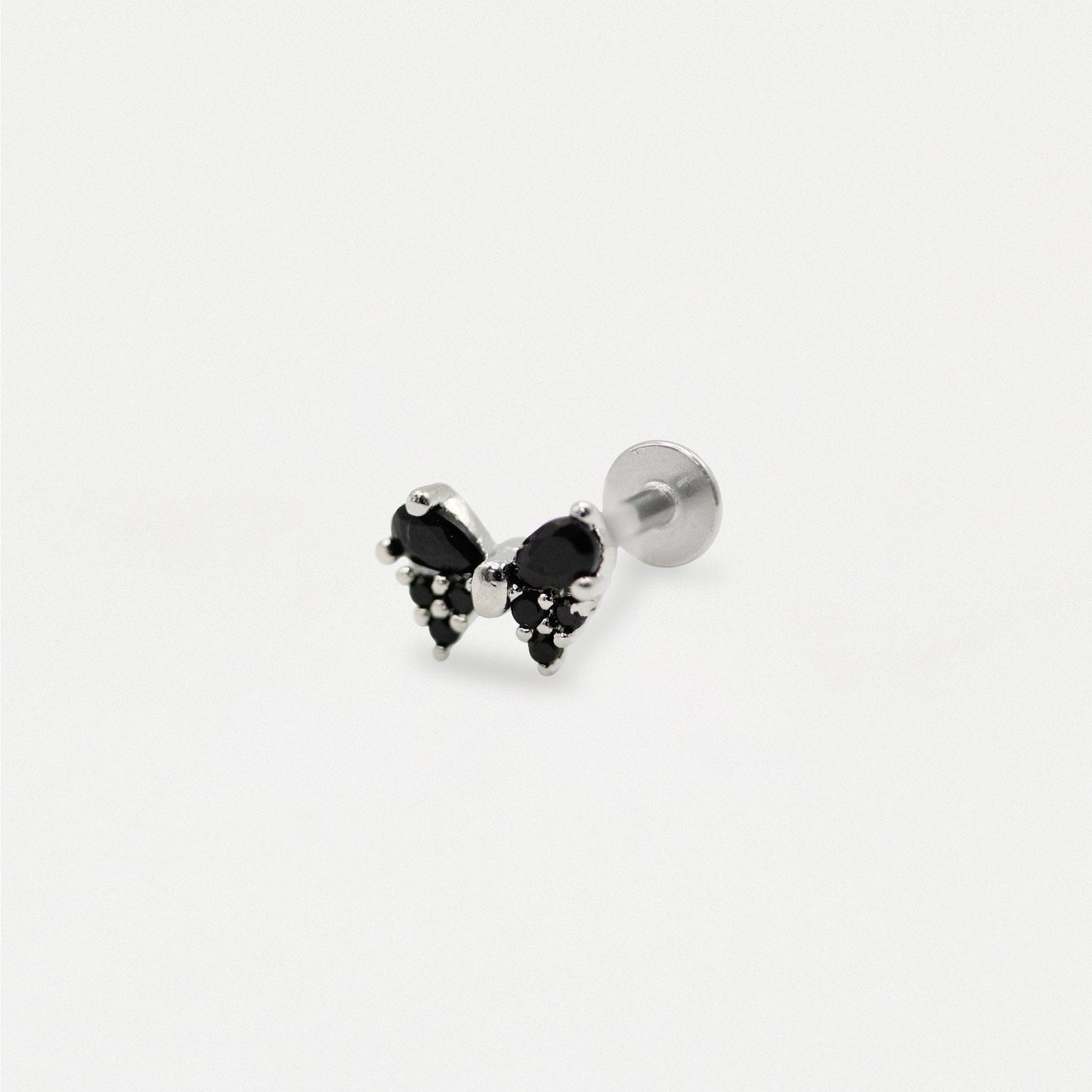 Steel Midnight Butterfly Labret