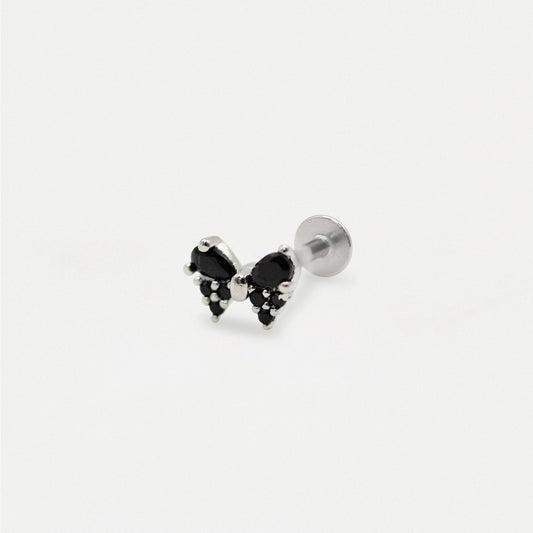 Steel Midnight Butterfly Labret