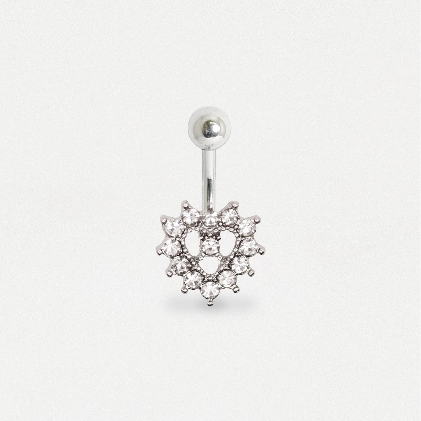 Steel Love's Embrace Belly Bar