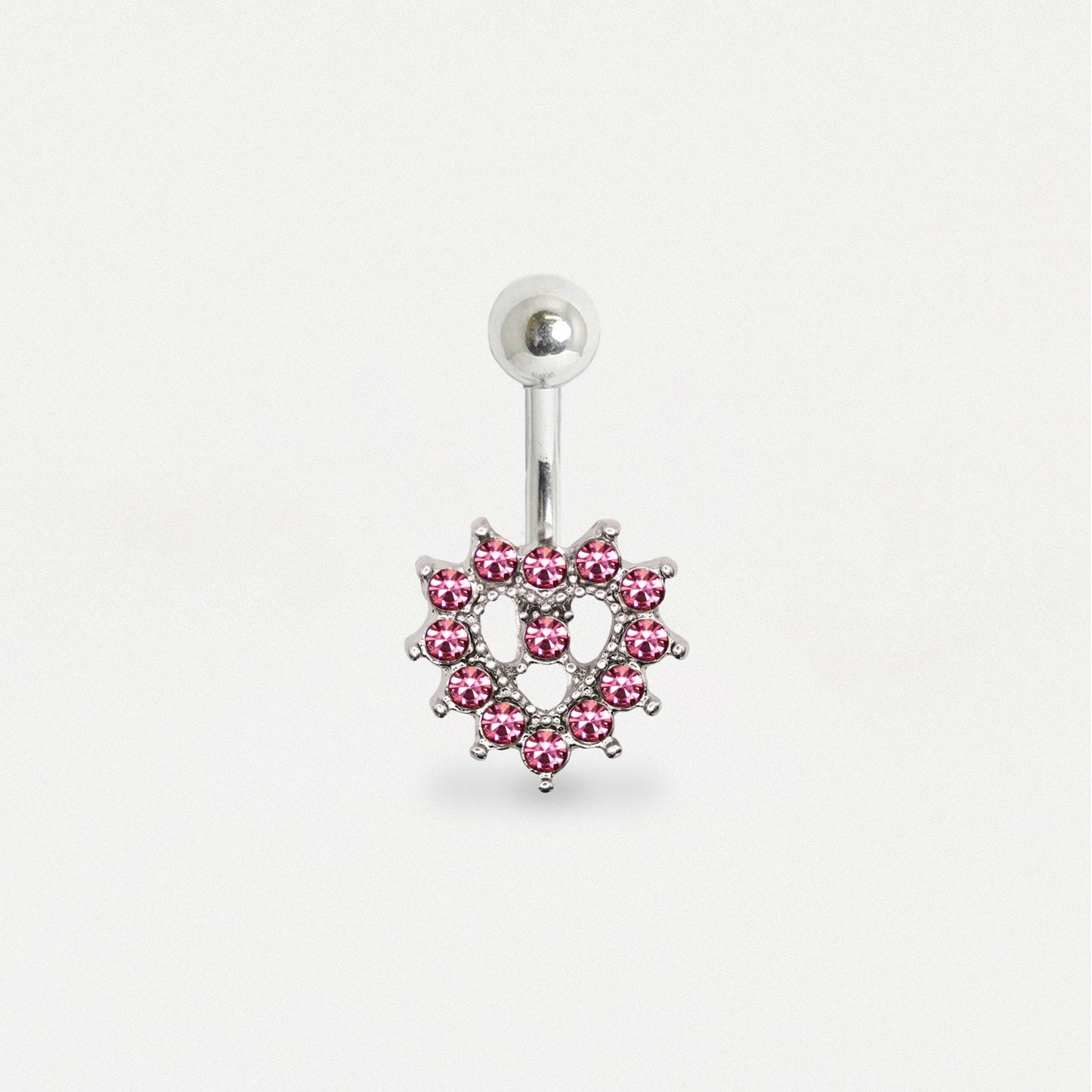 Steel Love's Embrace Belly Bar