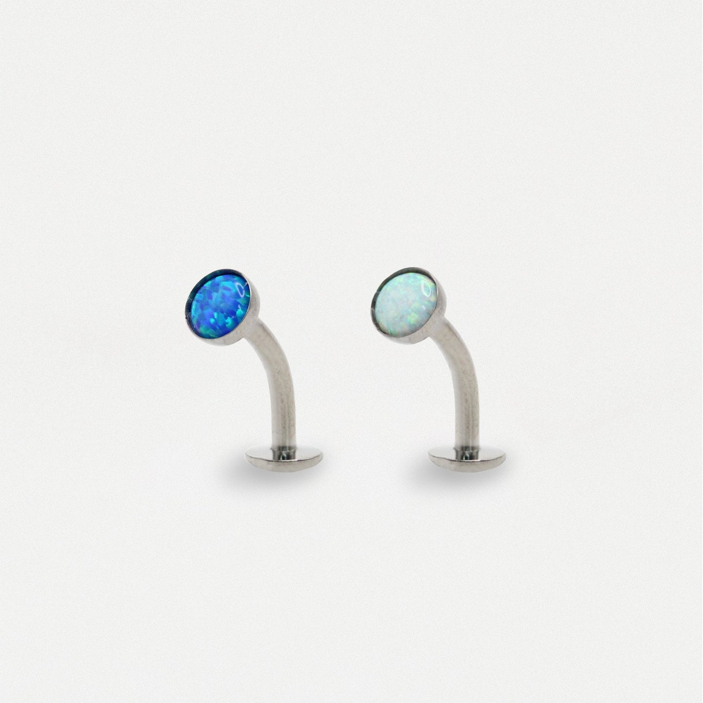 Titanium Opal Floating Belly Bar