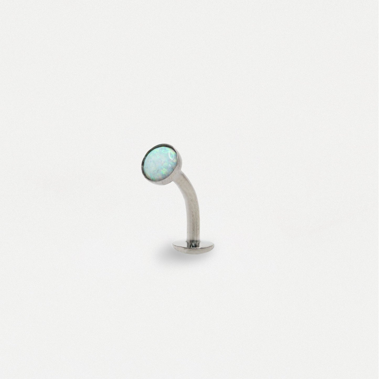 Titanium Opal Floating Belly Bar