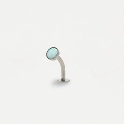 Titanium Opal Floating Belly Bar