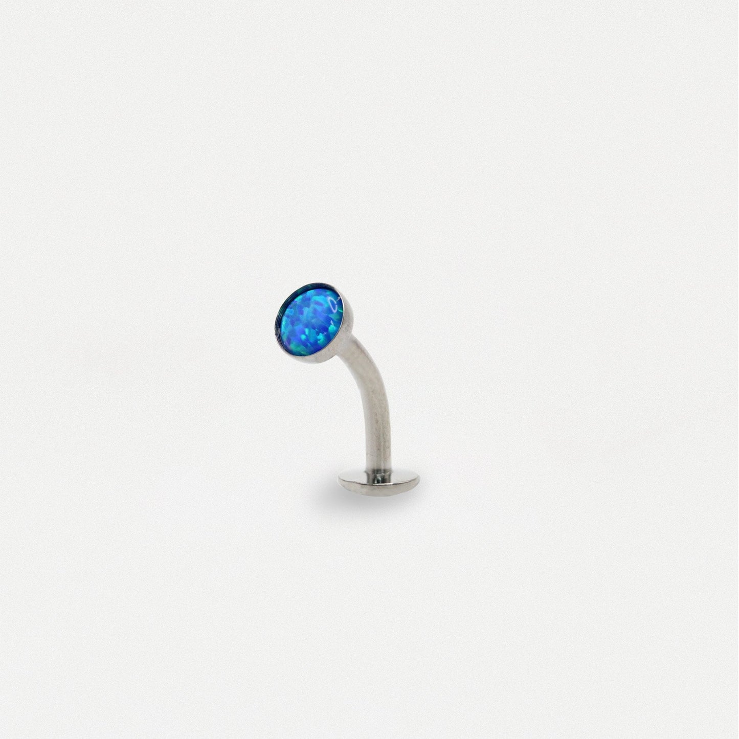 Titanium Opal Floating Belly Bar