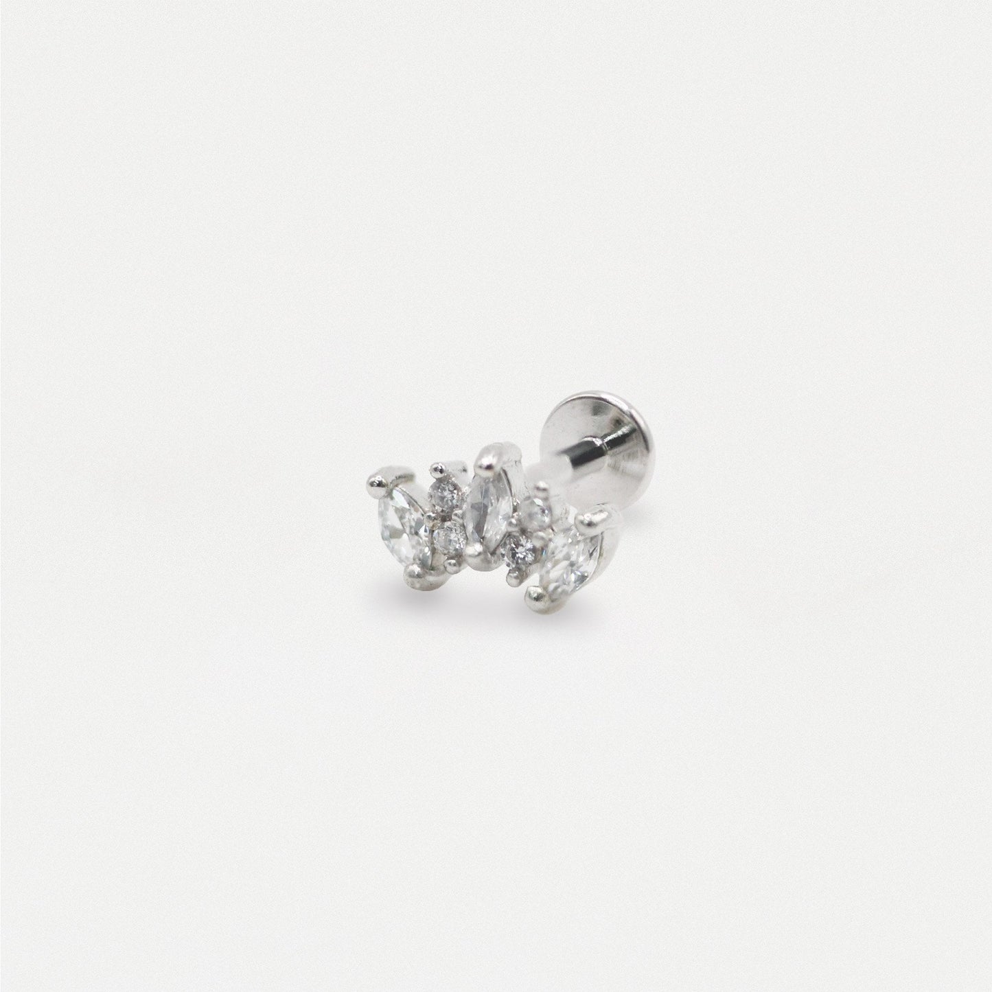 Steel Whisper Curve Labret - Internally Threaded