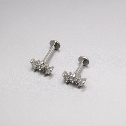 Steel Whisper Curve Labret - Internally Threaded