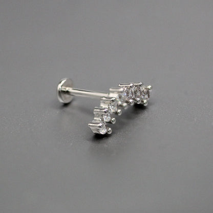 Steel Luxe Fan Marquise Labret - Internally Threaded
