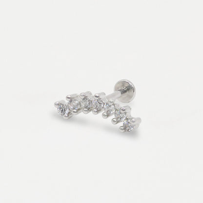 Steel Luxe Fan Marquise Labret - Internally Threaded