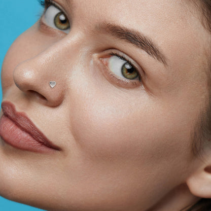 Silver Celestial and Classic Nose Pins - Mixed Shapes