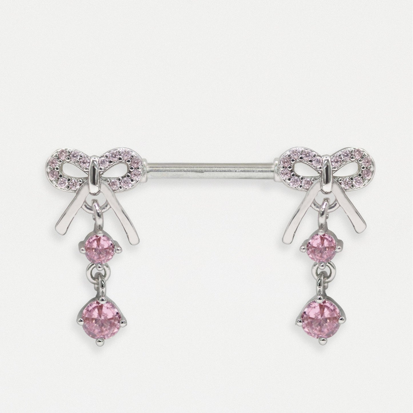 Steel Love Knot Nipple Bar
