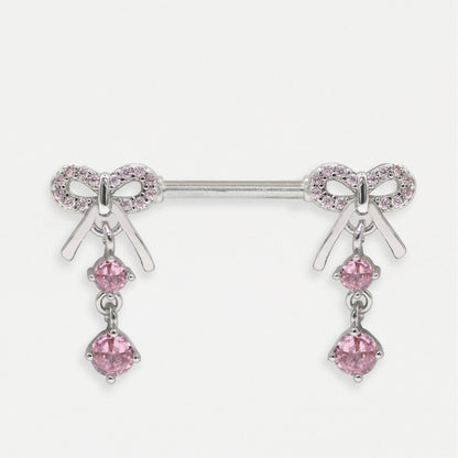 Steel Love Knot Nipple Bar