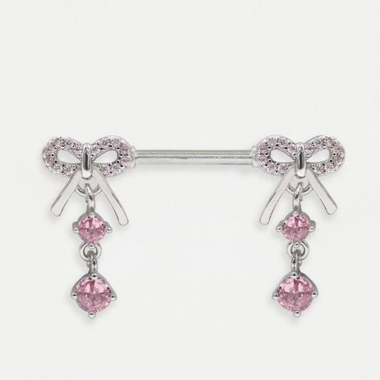 Steel Love Knot Nipple Bar