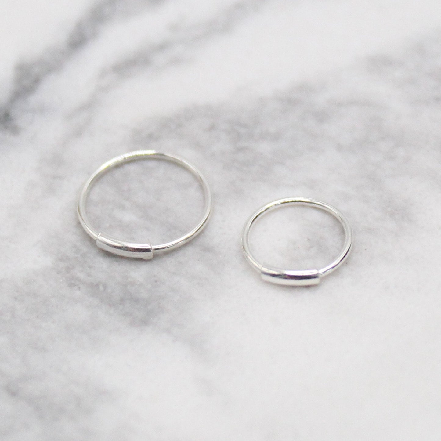 Silver Classic Nose Ring - 8mm/10mm