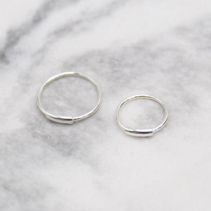 Silver Classic Nose Ring - 8mm/10mm