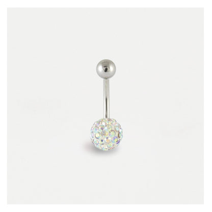 Single Disco Ball Navel Bar