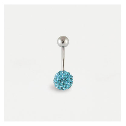 Single Disco Ball Navel Bar