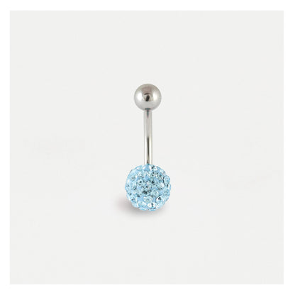 Single Disco Ball Navel Bar