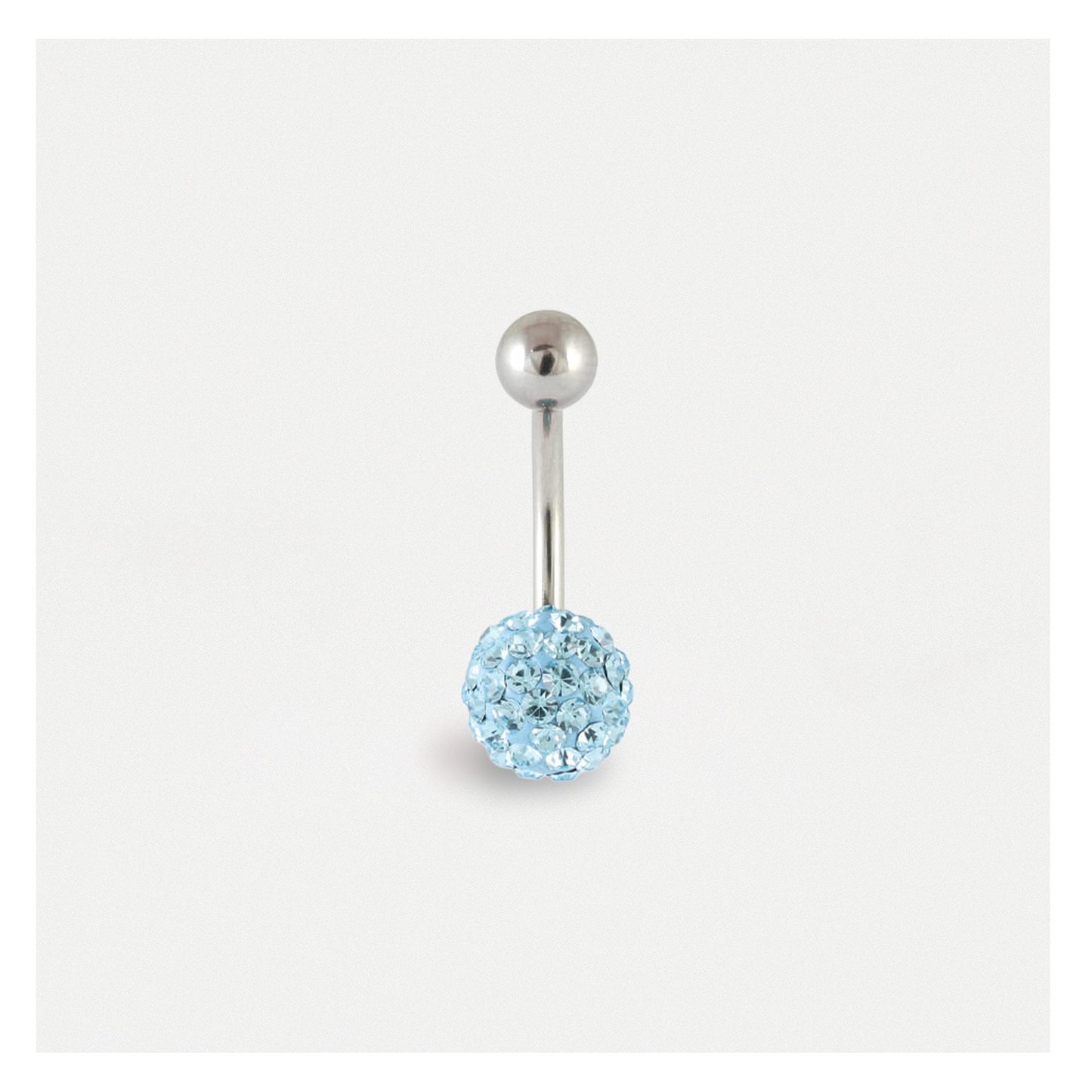 Single Disco Ball Navel Bar