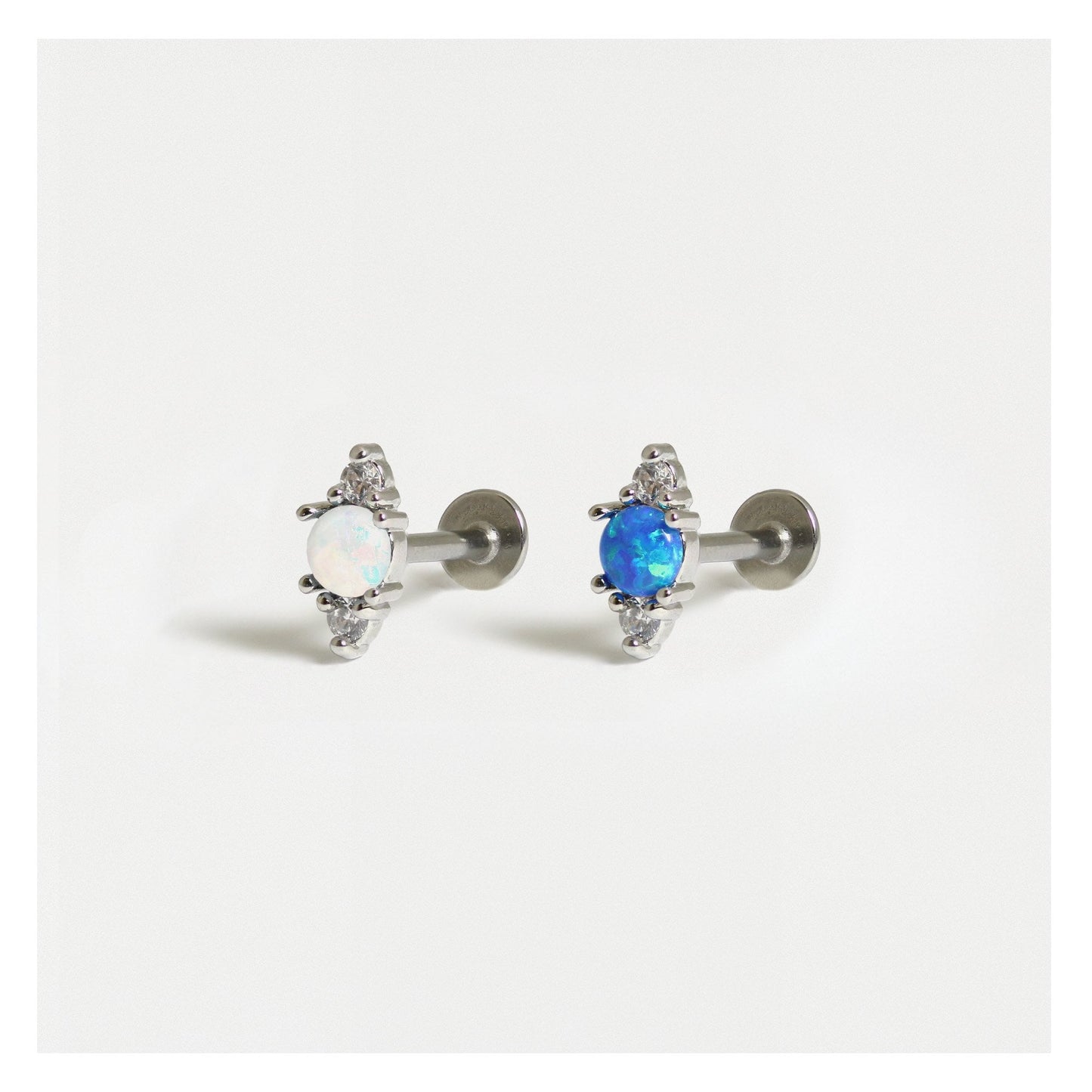 Steel Persephone Opal Labret