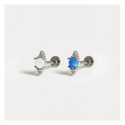 Steel Persephone Opal Labret