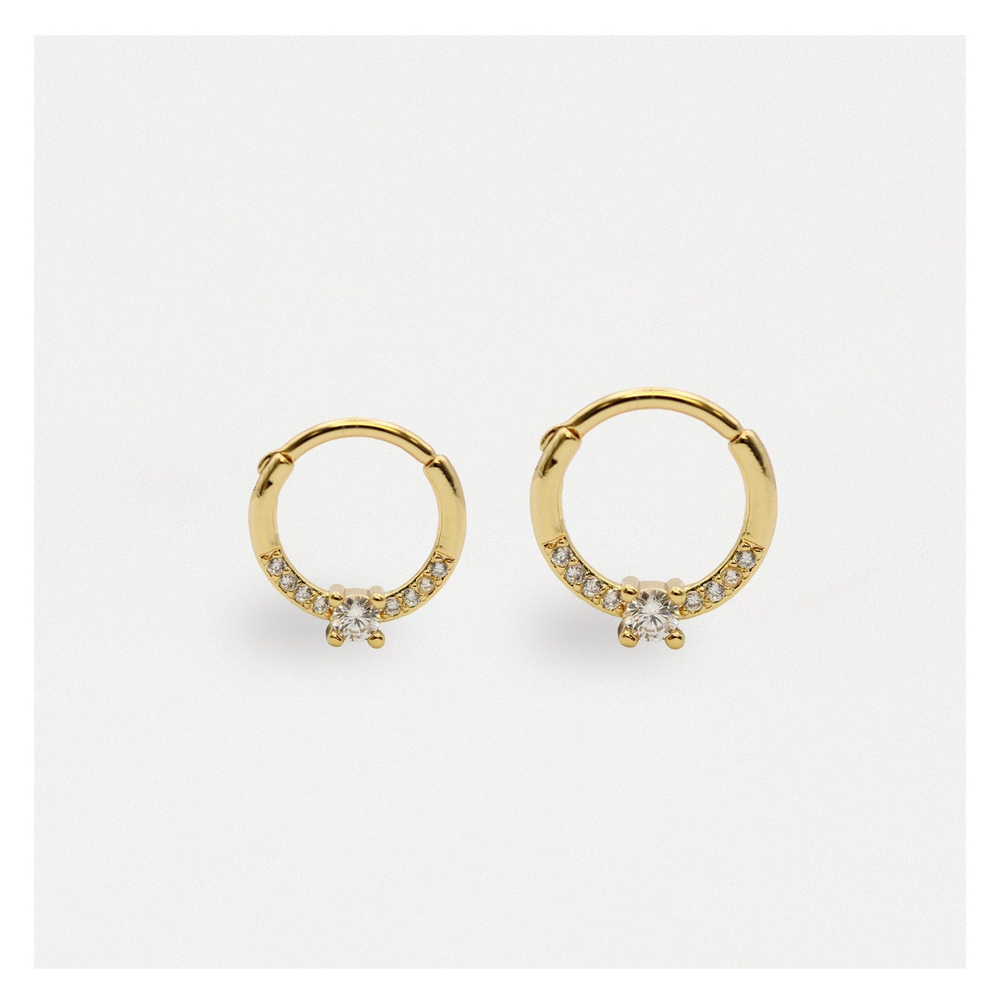 Gold PVD Steel Princess Perfection Segment Ring - 1.2mm