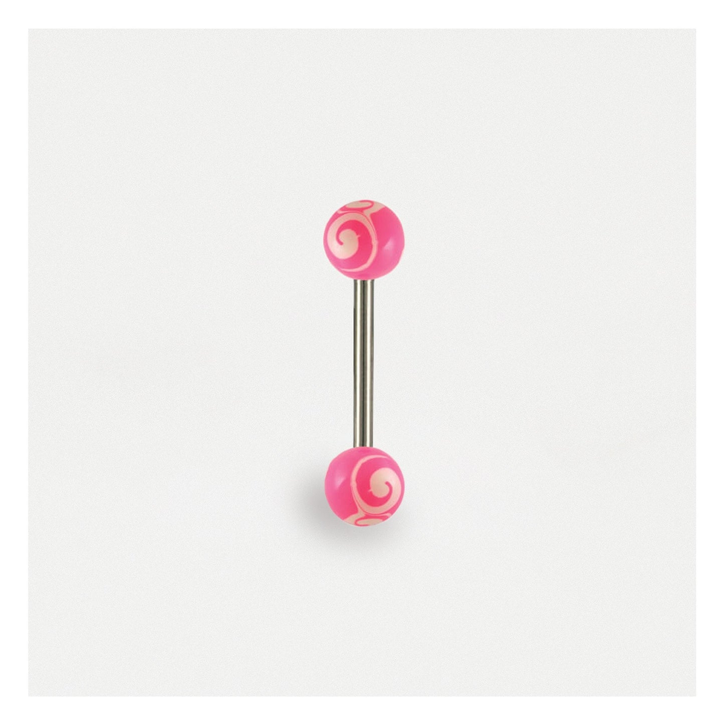 Swirly Acrylic Tongue Bar