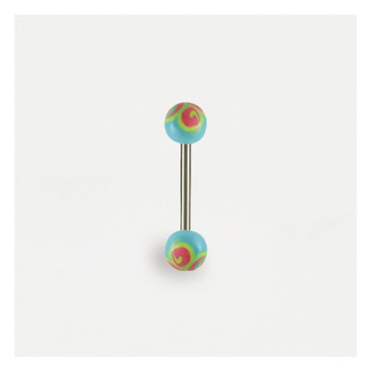 Swirly Acrylic Tongue Bar