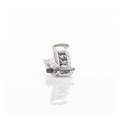 Steel Crystal Marquise Petal Cluster Labret