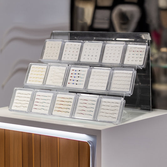 Display for Boxed Nose Jewellery