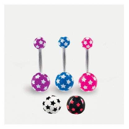 Acrylic Stars Belly Bar