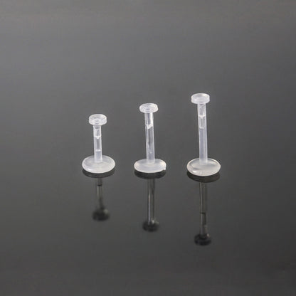 Push Top Labret Piercing Retainer - 1.2mm