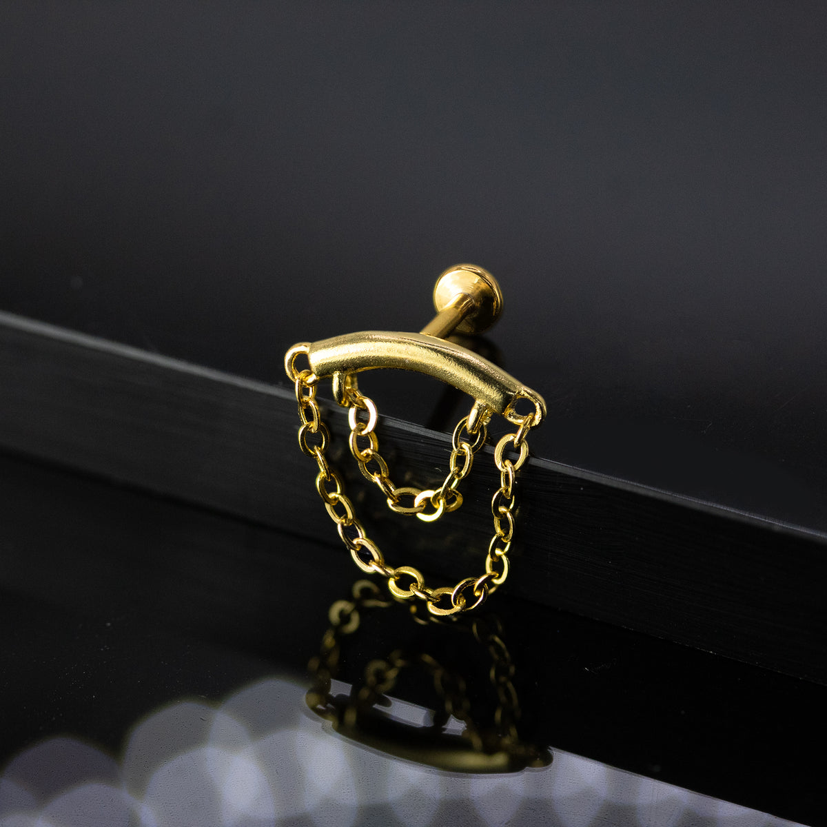 Steel Hidden Double Chain Flat Back
