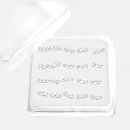 Silver Infinity Nose Ring - 10mm